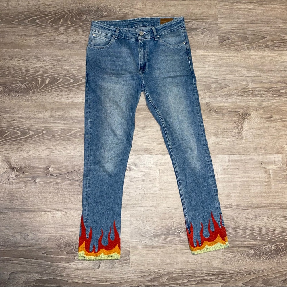 ASOS Skinny Flame Jeans